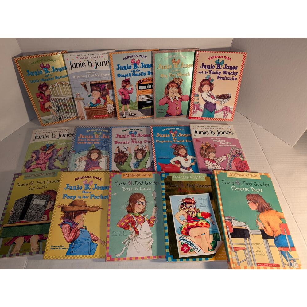 Mixed Lot 15 Vintage Junie B jones PB Chapter Books Scholastic